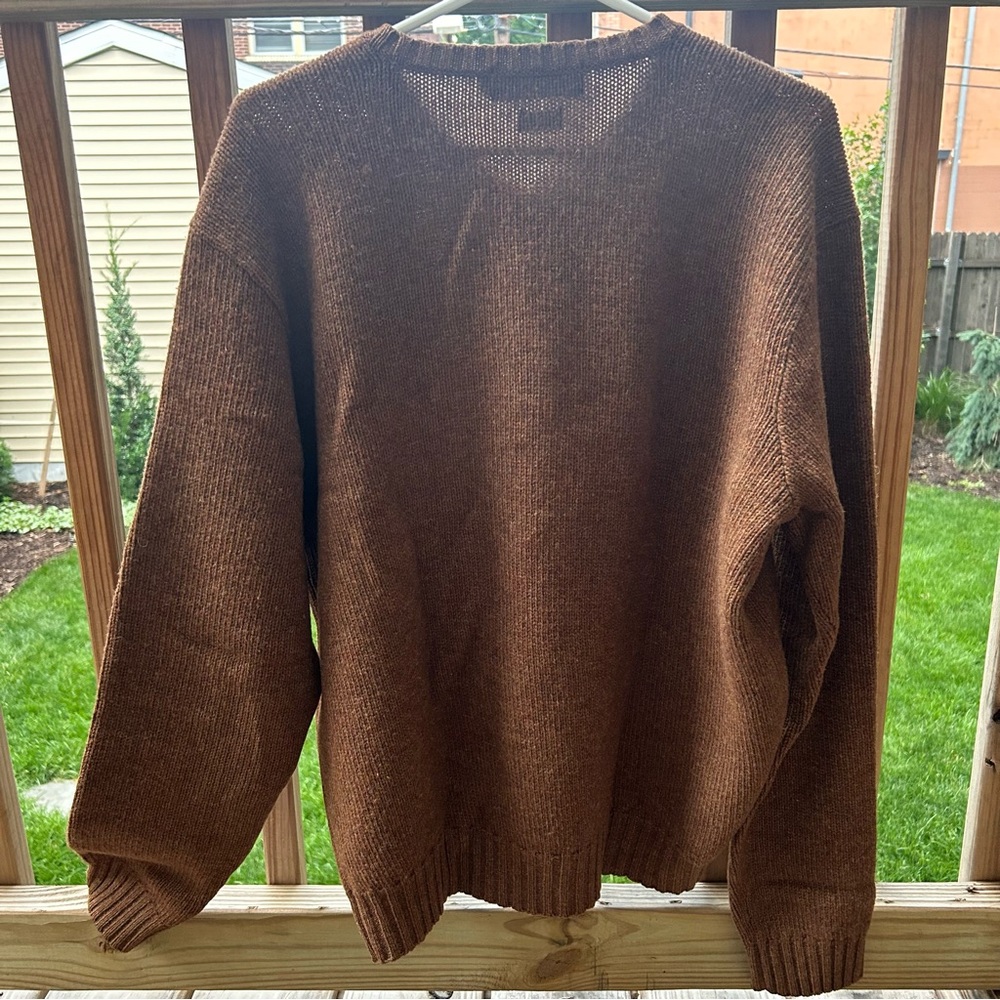 Vintage Polo Ralph Lauren 100% Wool XL - Picture 3 of 7